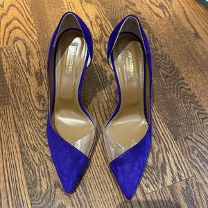 AQUAZZURA suede heels